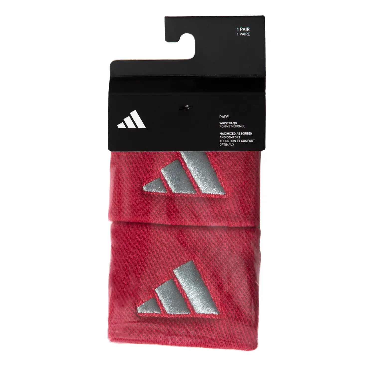 Adidas Wristbands, set of 2, red